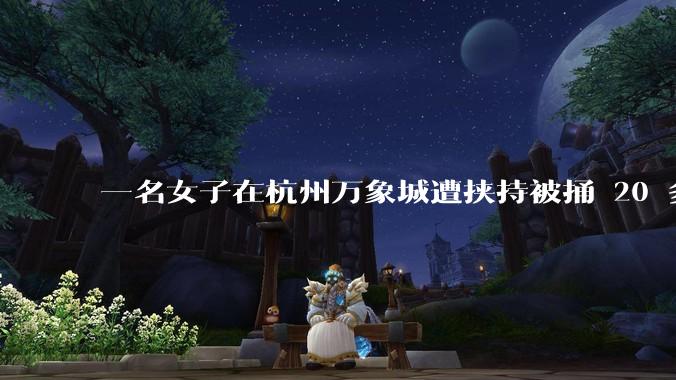 一名女子在杭州万象城遭挟持被捅 20 多刀，隆胸***体救了一命，这反映出哪些公安系统的问题？